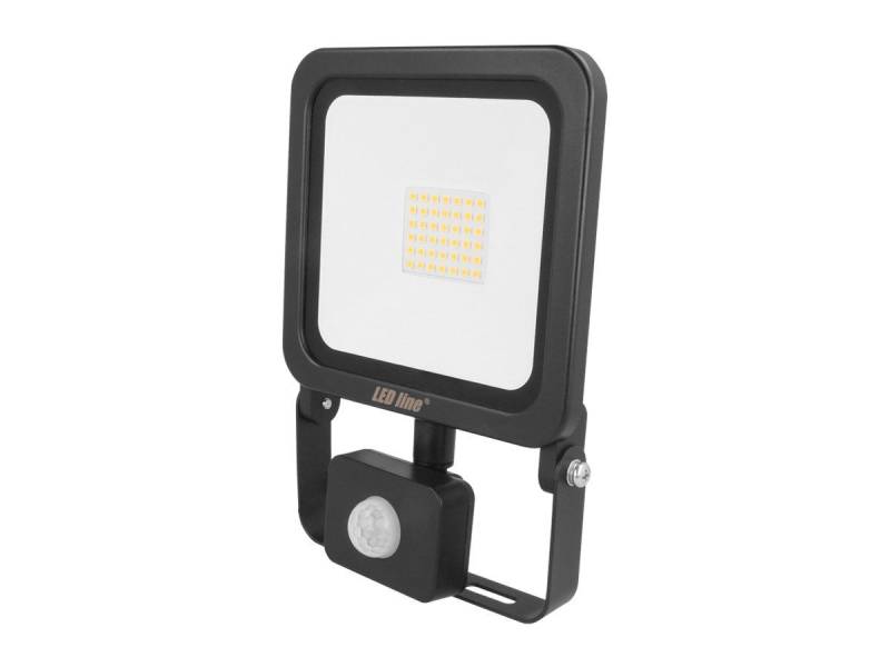LED-Line LED Flutlichtstrahler PHOTON IP65 Wasserdicht 30W Neutralweiß 4000K 2400LM Bewegungsmelder von LED-Line