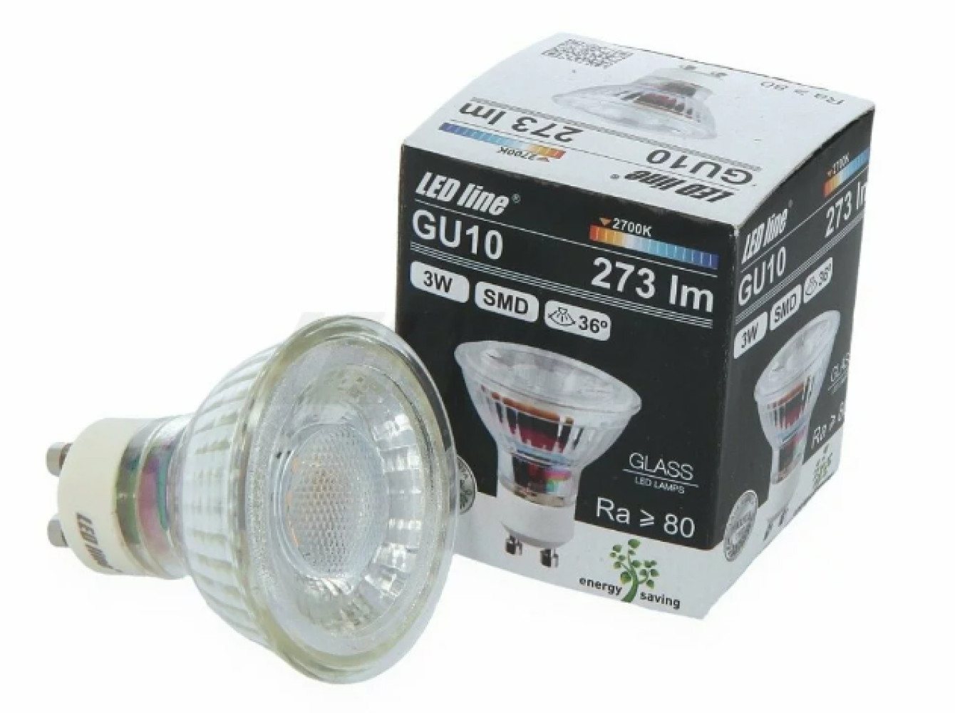 LED-Line LED-Leuchtmittel LED GU10 3W = 30W Reflektor 273lm 36° Glas 220-260V Warmweiß 2700K, GU10, Warmweiß, Glas LED-Line LED-Leuchtmittel LED GU10 3W = 30W Reflektor 273lm 36° Glas 220-260V Warmweiß 2700K, GU10, Warmweiß, Glas von LED-Line
