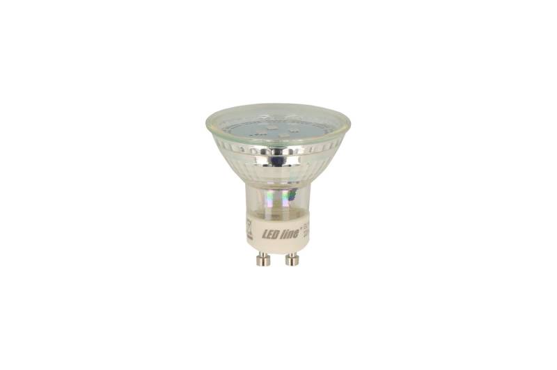 LED-Line LED-Leuchtmittel LED-line® LED GU10 1W Reflektor 20lm blau 120° Glas 220-260V, GU10, blau, glas, blau von LED-Line