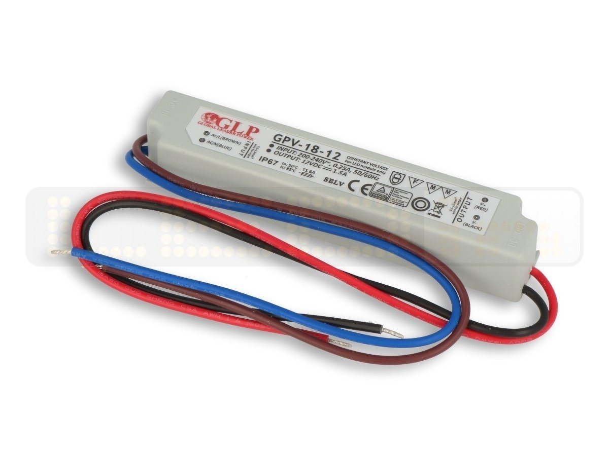 LED-Line Trafo 18W 12V IP67 Netzteil IP67 Wasserdicht Transformator Treiber LED Trafo LED-Line Trafo 18W 12V IP67 Netzteil IP67 Wasserdicht Transformator Treiber LED Trafo von LED-Line