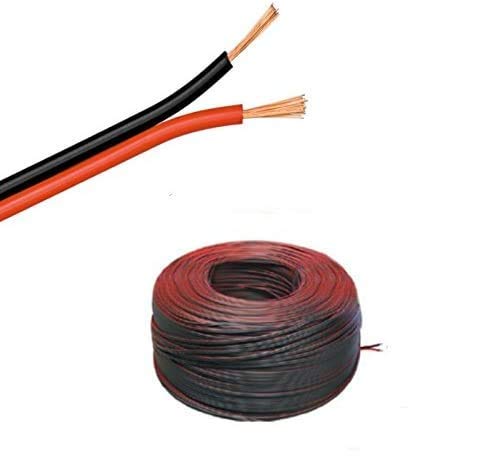 (1,19€/m) 5-100m LED Kabel Zwillingslitze 2x 4,00mm² rot/schwarz 2-adrig - Länge wählbar (10m Zwillingslitze 2x 4,00mm²) von LED-MAX