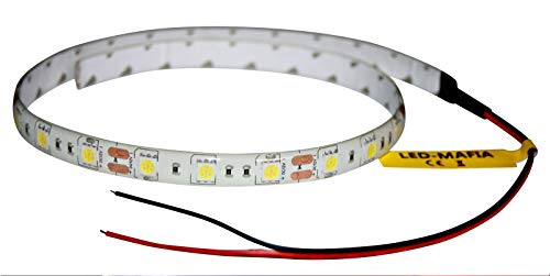 (14,98€/m) LED Stripe - grün 30 cm / 50 cm SMD selbstklebend 12V 3M Streifen Lichtstreifen Flexibel Lichtleiste Lichtband LED Leuchte (1x 30cm grün) von LED-Mafia