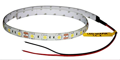 (14,98€/m) LED Stripe - grün 30 cm / 50 cm SMD selbstklebend 12V 3M Streifen Lichtstreifen Flexibel Lichtleiste Lichtband LED Leuchte (1x 50cm grün) von LED-Mafia