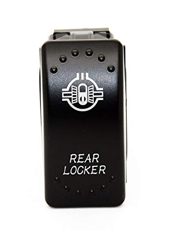 LED-Mafia Differenzial Sperre hinten - Rear Locker JJ41 - Symbol Kippschalter Wippschalter Schalter Auto Boot KFZ LKW Licht 12V 24V von LED-Mafia