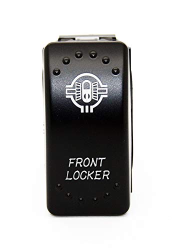 LED-Mafia Differenzial Sperre vorn - Front Locker JJ40 - Symbol Kippschalter Wippschalter Schalter Auto Boot KFZ LKW Licht 12V 24V von LED-Mafia