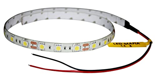 LED Streifen 24V - 30 50 60cm 1m 2m 3m - weiß blau rot grün - Kabel Beleuchtung Stripe 5050 (grün, 0,5m - m/15,98€) von LED-Mafia