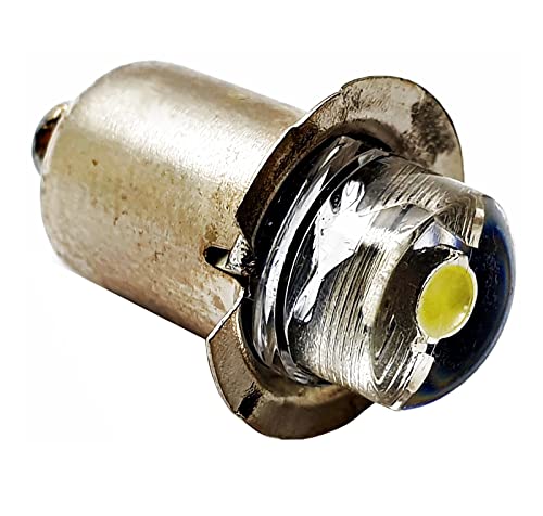 P13,5 / P13,5S 2W LED 2V 3V 1,5 Volt Taschenlampe Birne Lampe Glühbirne 6000K kaltweiß (1) von LED-Mafia