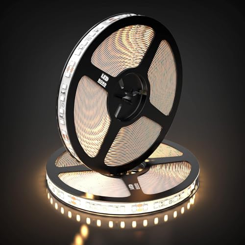 CW LED Strip 24v 5m Profi Lichtband Rolle | selbstklebend dimmbar kaltweiss reinweiß Tageslicht | Lebensdauer 30.000 Stunden | 6000 Kelvin | 120 SMD LEDs pro Meter | Chipsatz 2835 von LED Nord