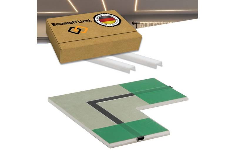 LED Profilelement LED-Stripe-Profil flächenbündige Lichtlinien, 0-flammig, Zubehör von LED Profilelement
