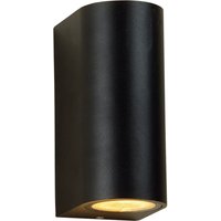 LED Outdoor-Wandleuchte Santa Barbara 2xGU10 IP44 schwarz von LED'S LIGHT