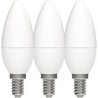 LED SMD Leuchtmittel Kerze C35 E14 4,9W 470lm 2700K opal 240° 3er-Sparpack LED SMD Leuchtmittel Kerze C35 E14 4,9W 470lm 2700K opal 240° 3er-Sparpack von LED'S LIGHT