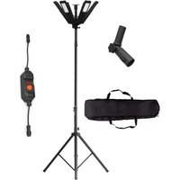 Led Handwerker-Sonne 360°-Set + Stativ + Dimmer + Knickgelenk in Transporttasche von LED'S WORK