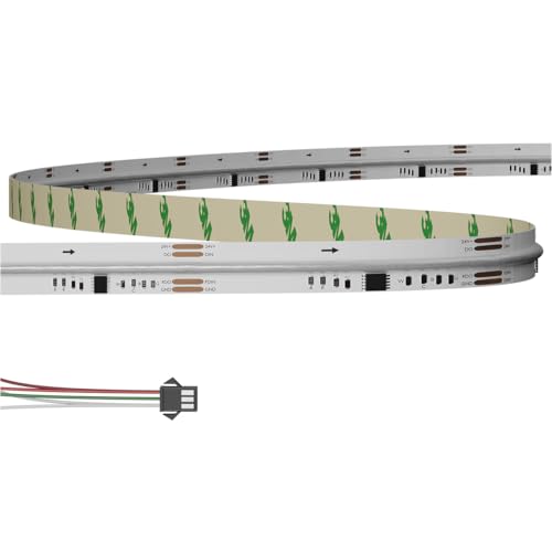 LED TRADING RGBCCT LED Streifen WS2805 SPI adressierbare IC 5m 24V Lauflicht (COB 840LED/m) von LED TRADING