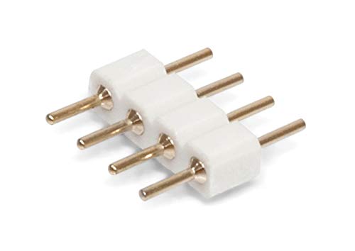 10er Pack 4 pol Pin | Kupplung | Verbinder | Stecker | Lötstift für RGB LED Streifen 10er Pack 4 pol Pin | Kupplung | Verbinder | Stecker | Lötstift für RGB LED Streifen von LED Universum