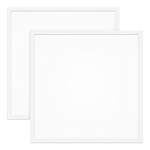 2x LED Panel 62x62cm 40W 6000K tageslichtweiß 4400lm 110 Lumen/Watt flimmerfrei blendfrei UGR<19 Einbau Rasterleuchte Einlegeleuchte Deckenleuchte Odenwalddecke OWA 620x620x35mm 2x LED Panel 62x62cm 40W 6000K tageslichtweiß 4400lm 110 Lumen/Watt flimmerfrei blendfrei UGR<19 Einbau Rasterleuchte Einlegeleuchte Deckenleuchte Odenwalddecke OWA 620x620x35mm von LED Universum