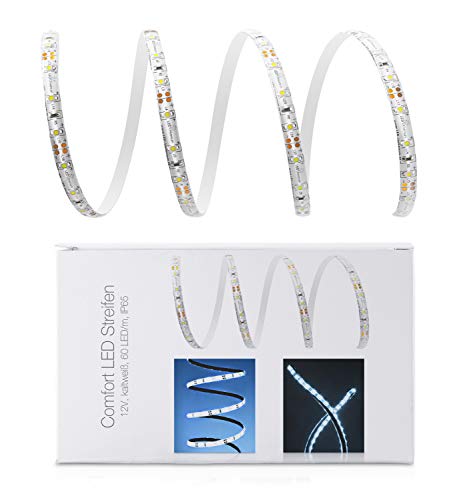 Comfort 12V LED Streifen IP65 kaltweiß 60 LED/m 3528 5m von LED Universum