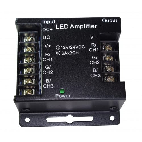 LED Amplifier Verstärker für RGB LED Streifen 12V 24V von LED Universum