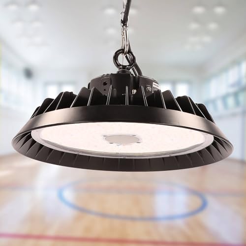 LED High Bay Hallenstrahler 240W mit PREMIUM-Marken-Treiber dimmbar (1-10V) neutralweiß 4000K 36.000lm 150lm/W 120° IP65 UFO Industrielampe Werkstattbeleuchtung Ø363xH140mm 5 Jahre Garantie von LED Universum