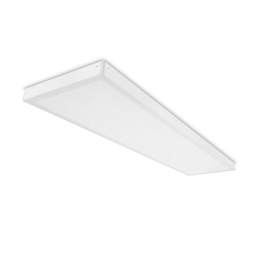 LED Panel 120x30cm 29W 4000K neutralweiß 3480lm 120 Lumen/Watt flimmerfrei Aufbau Deckenleuchte 1200x300x43mm von LED Universum