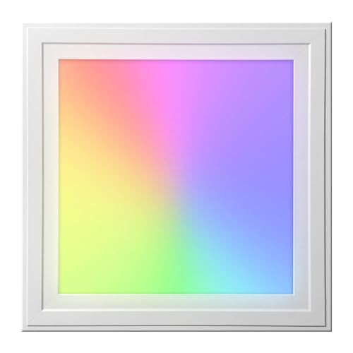 LED Panel 30x30cm RGB+CCT 18W 2900-6000K 1600lm L295xB295xH12mm mit Milight Controller und FFB von LED Universum