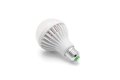 LED Universum - LED Leuchtmittel E27: aus Kunststoff, tageslichtweiß (5700K), 12W ersetzt 80W Glühbirne, 12,5 x 8 cm von LED Universum
