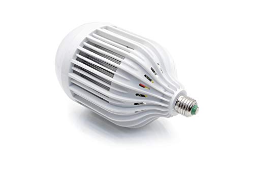 LED Universum - LED Leuchtmittel E27: aus Kunststoff, tageslichtweiß (5700K), 60W ersetzt 400W Glühbirne, 27 x 14 cm von LED Universum