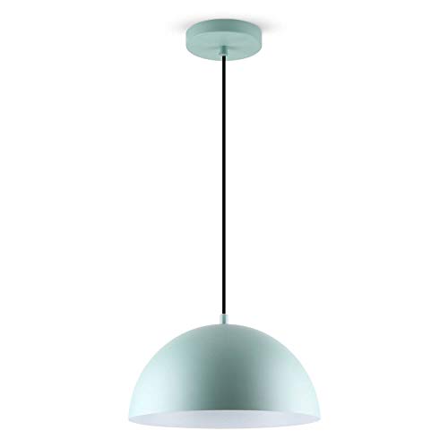 LED Universum Pendelleuchte Jada Mint Ø30cm x 125cm, E27 Fassung, max. 40W, Hängelampe, Hängeleuchte, Deckenlampe, Wohnzimmerleuchte, Kinderzimmerlampe, Metall LED Universum Pendelleuchte Jada Mint Ø30cm x 125cm, E27 Fassung, max. 40W, Hängelampe, Hängeleuchte, Deckenlampe, Wohnzimmerleuchte, Kinderzimmerlampe, Metall von LED Universum