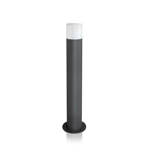 LED Universum - Wegeleuchte 60cm Rund Anthrazit aus Aluguss Außenleuchte witterungsbeständig für LED Leuchtmittel E27 Gartenleuchte IP44 von LED Universum