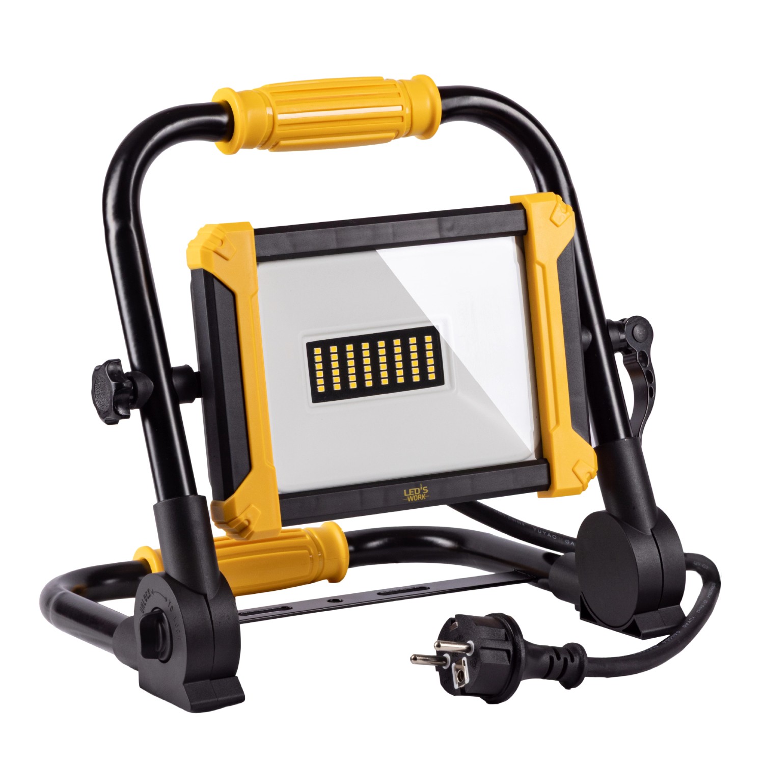LED's Work LED-Arbeitsleuchte Schwarz-Gelb 28 cm x 24,5 cm x 29,2 cm LED's Work LED-Arbeitsleuchte Schwarz-Gelb 28 cm x 24,5 cm x 29,2 cm von LED's Work
