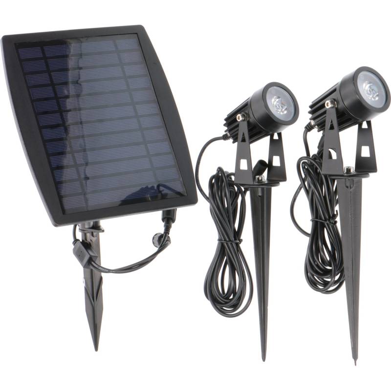 LED's Work Solar-Außenleuchte mit Erdspieß und Sensor 1,5 W 140 lm 3.000 K von LED's Work