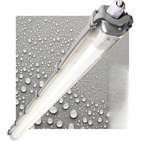 LED's light Basic 2400112_04 Feuchtraumleuchte mit LED-Röhre 120 cm 18W neutralweiß IP65 von LED's light Basic