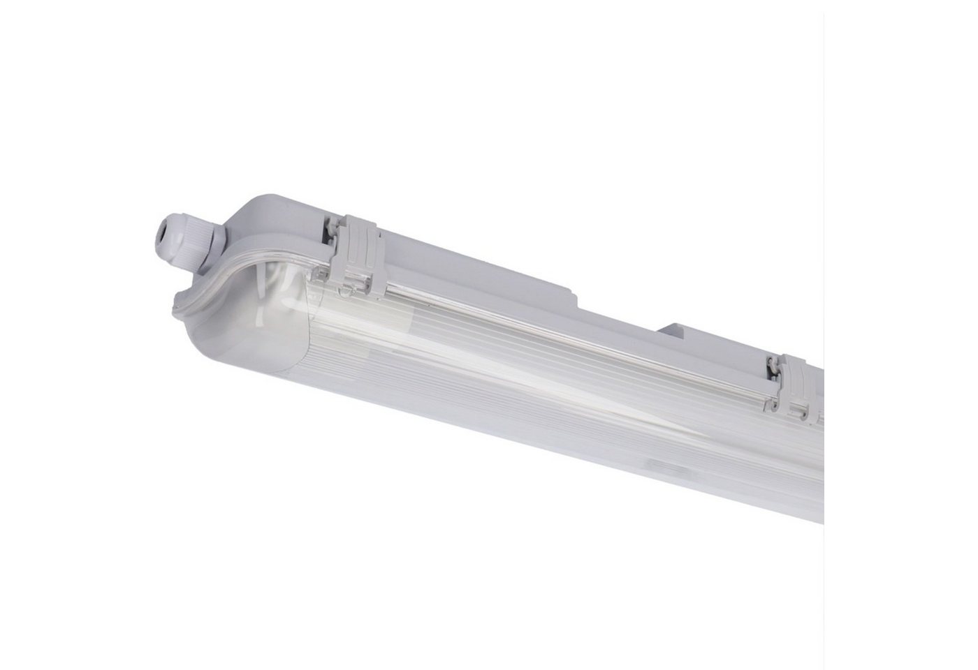 LED's light Basic LED Deckenleuchte 2400113_04 Feuchtraumleuchte, LED, mit LED-Röhren 120 cm 2x 18W neutralweiß IP65 von LED's light Basic