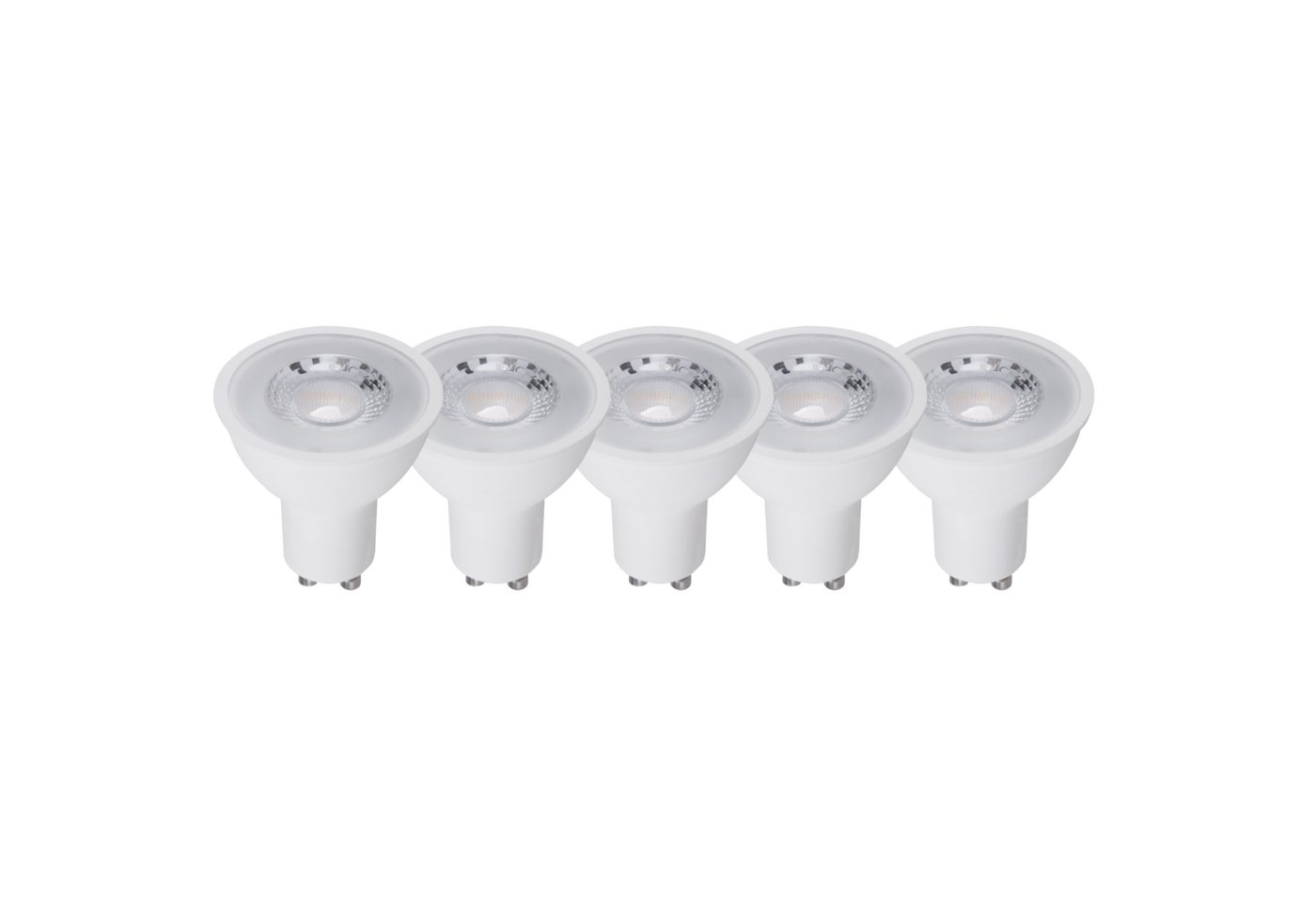 LED's light Basic LED-Leuchtmittel 0620305 LED Spot, GU10, GU10 6,5W warmweiß Matt 5-Pack von LED's light Basic