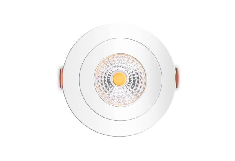LED's light PRO LED Deckenleuchte 810538 LED Einbauspot, LED, weiß 4,5W dimmbar warmweiß 68mm CRI95 IP46 von LED's light PRO