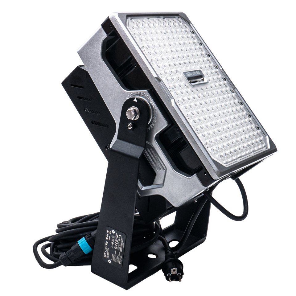 LED's light PRO LED Flutlichtstrahler 0230098 Außen-LED-Strahler, LED, 500 Watt 75.000lm IP66 kaltweiß IK10 von LED's light PRO