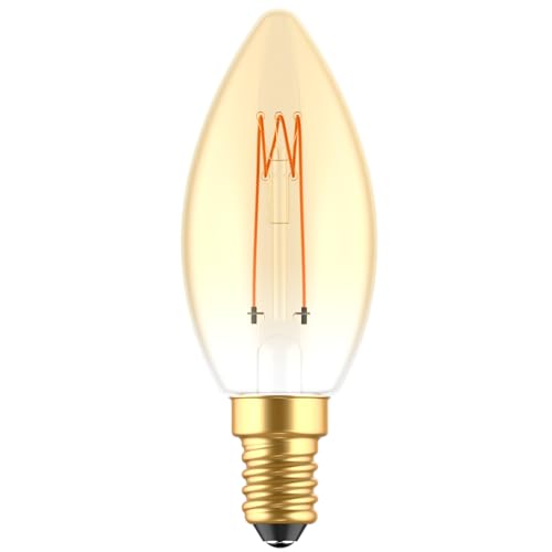 LED's light 0620192 LED Kerze E14 dimmbar 2.5W extra-warmweiß Gold C35 von LED's light
