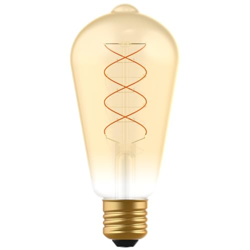 LED's light 0620194 LED Edison E27 dimmbar 5W extra-warmweiß Gold ST64 von LED's light