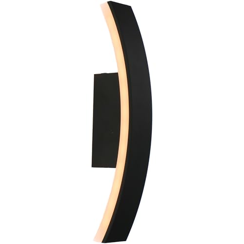 LED's light 1000671 LED Außen-Wandleuchte anthrazit 7 Watt warmweiß IP54 Backlight von LED's light