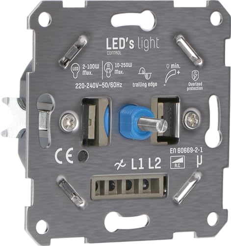 LED's light 191011 LED-Dimmer für LED 2-100W Halogen 10-250W Markenkompatibel von LED's light