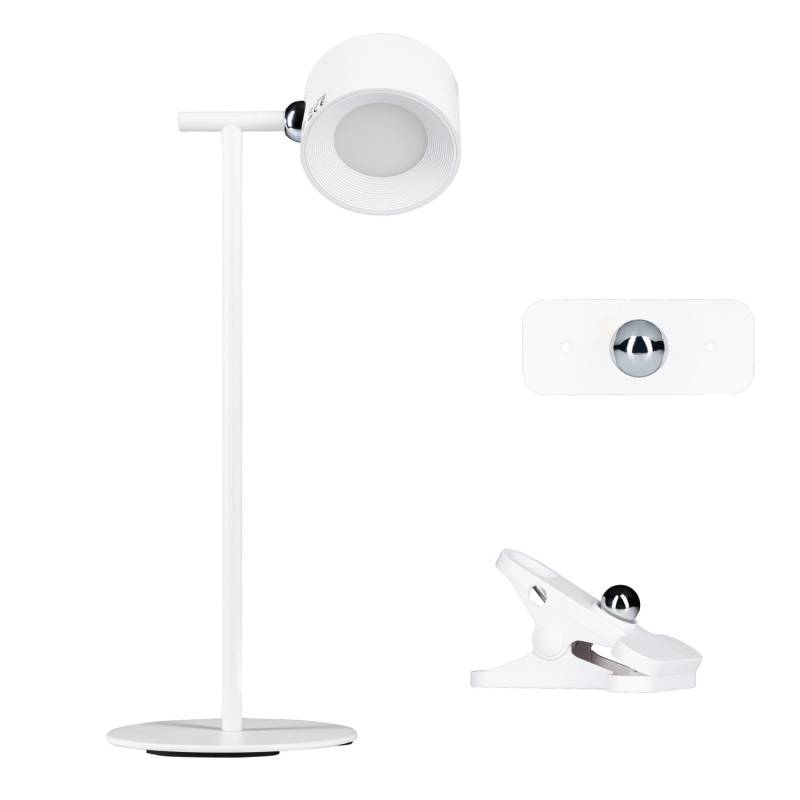 LED's light Akku Tischlampe 3in1 250lm 3000K/4000K/6000K IP44 dimmbar Weiß von LED`s light