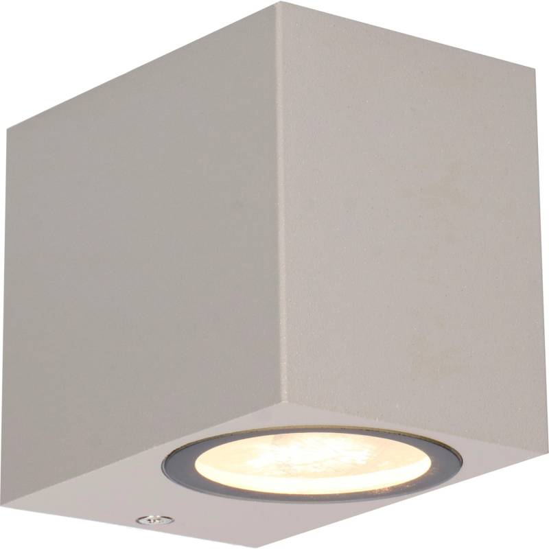 LED`s light Außen-Wandleuchte Eckig 1-flammig Grau von LED`s light