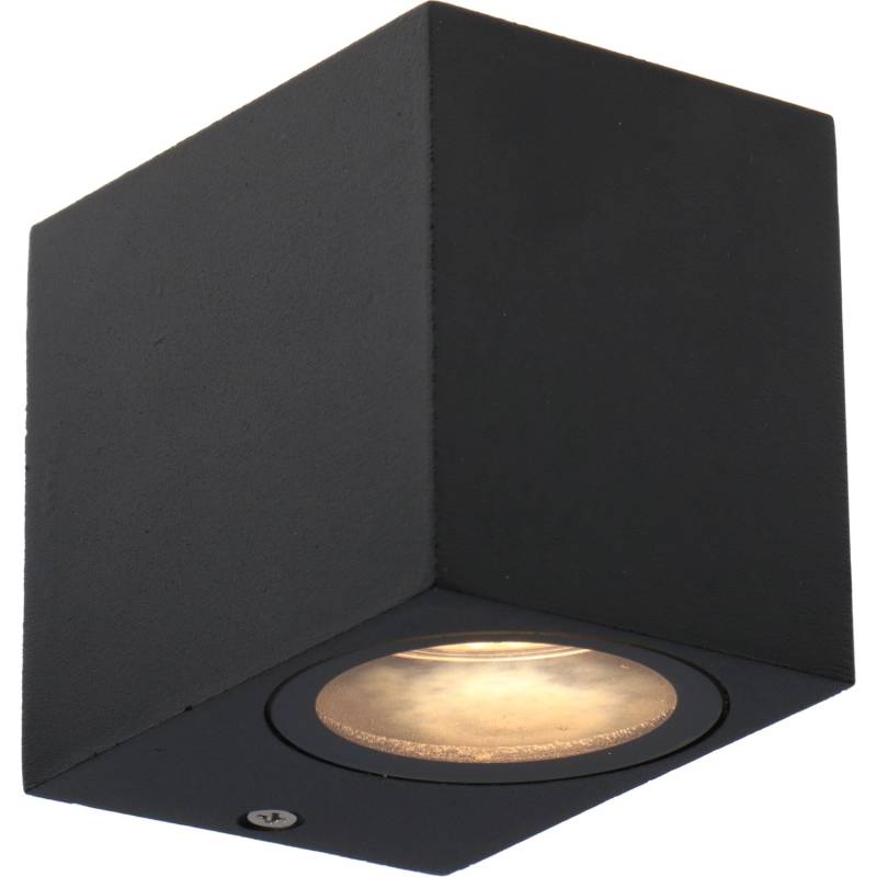 LED`s light Außen-Wandleuchte Eckig 1-flammig Schwarz von LED`s light
