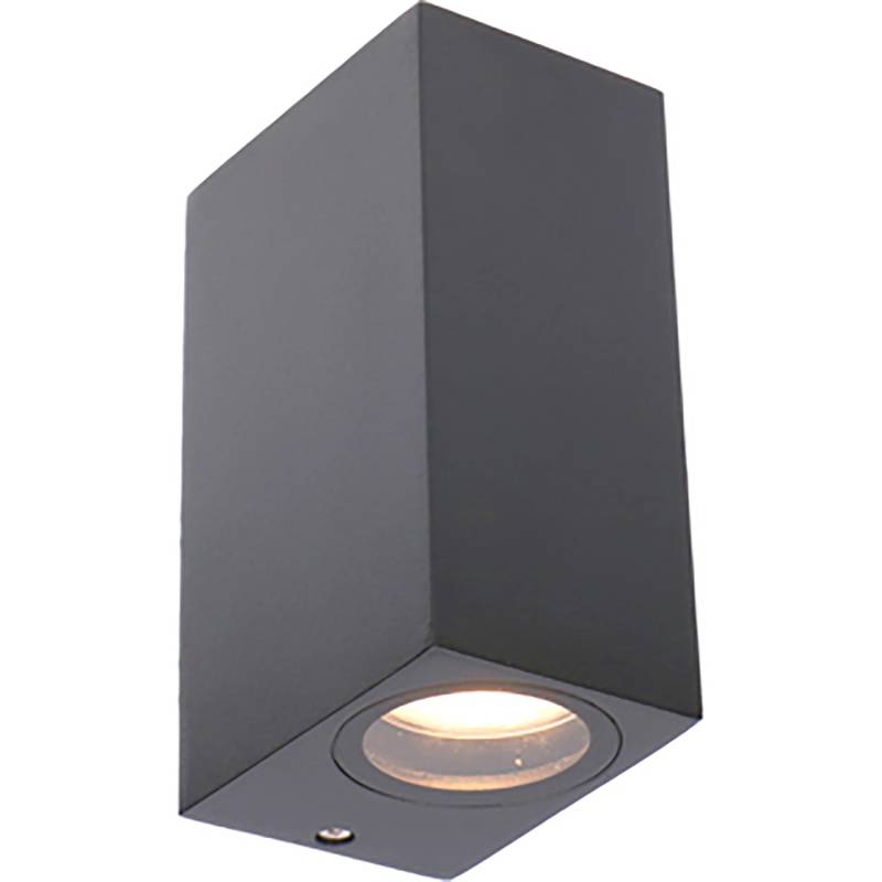 LED`s light Außen-Wandleuchte Eckig 2-flammig Anthrazit von LED`s light