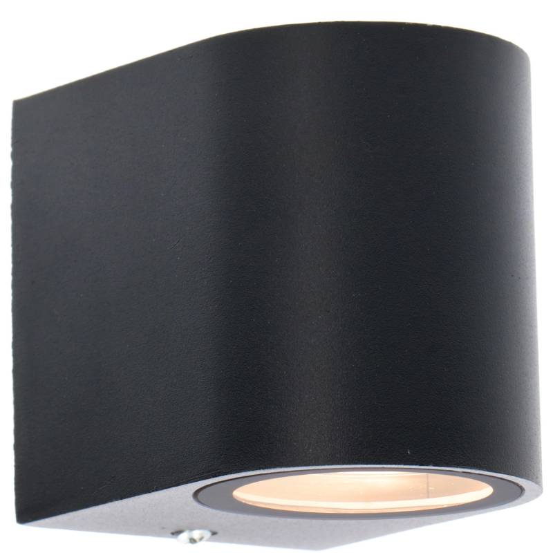 LED`s light Außen-Wandleuchte Halbrund 1-flammig Schwarz von LED`s light