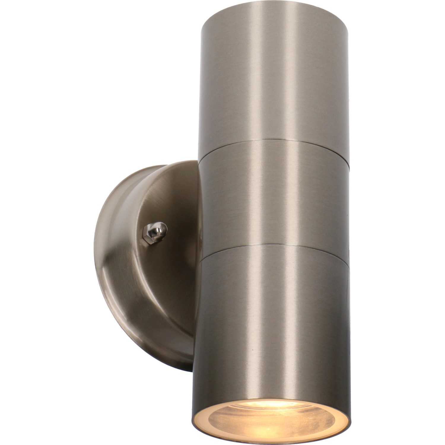 LED`s light Außen-Wandleuchte Rund 2-flammig Edelstahl LED`s light Außen-Wandleuchte Rund 2-flammig Edelstahl von LED`s light