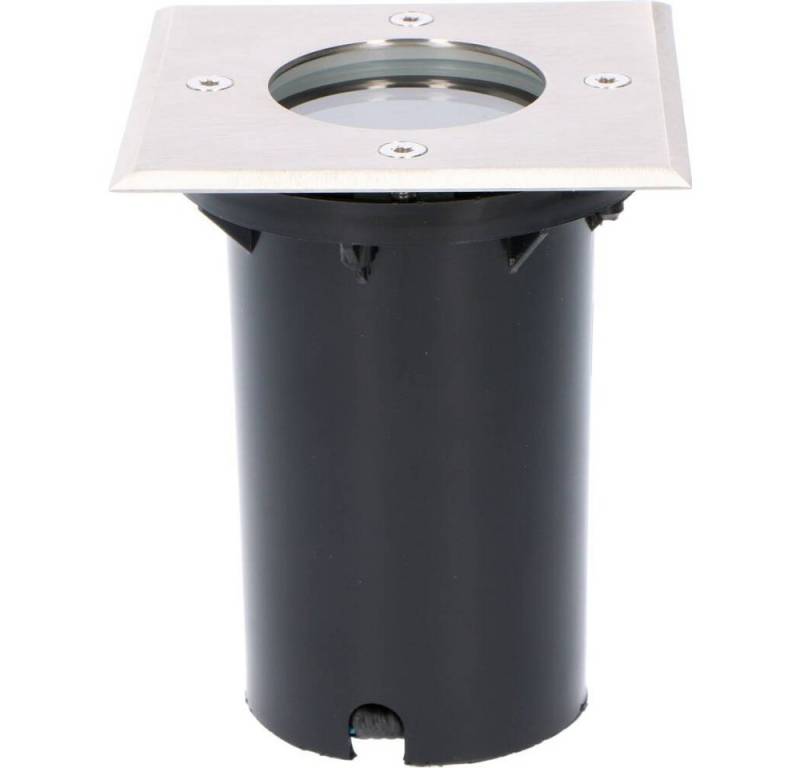 LED's light LED Einbaustrahler 1000528 Bodeneinbauleuchte, LED, Edelstahl quadrat 1x GU10 IP67 bis 1.5 t belastbar von LED's light