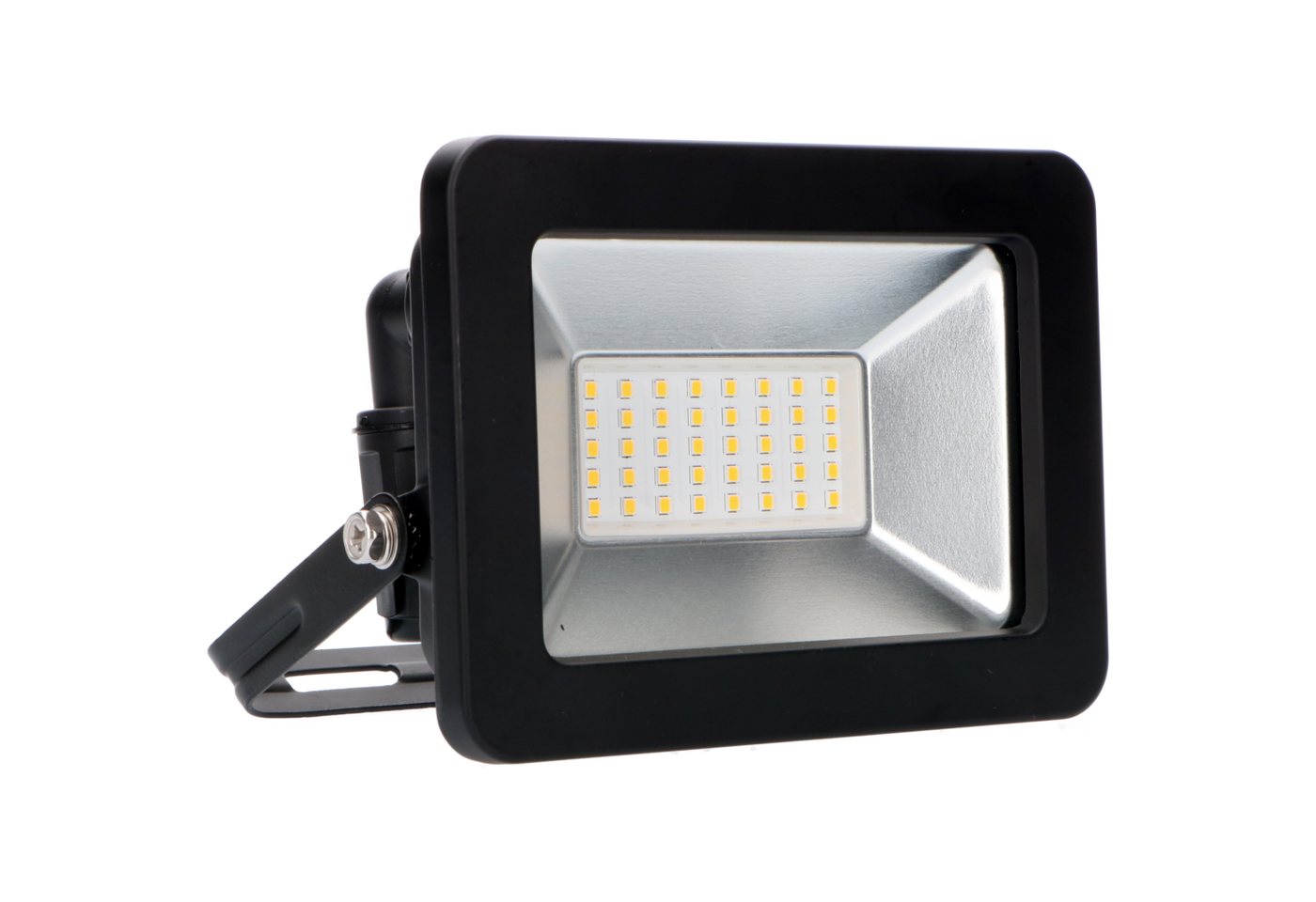 LED's light LED Flutlichtstrahler 0310704 LED-Außenstrahler, LED, schwarz 30 Watt neutralweiß IP65 von LED's light