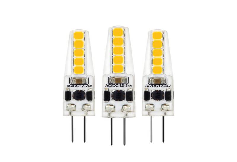 LED's light LED-Leuchtmittel 0620131 LED Kapsel, G4, G4 1,9W warmweiß Klar 12V dimmbar 3-Pack von LED's light