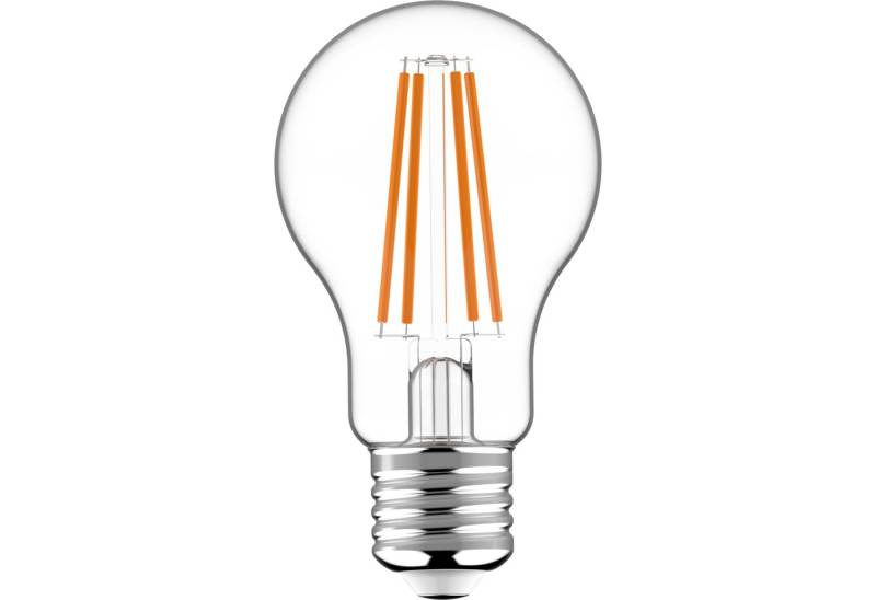 LED's light LED-Leuchtmittel 0620144 LED Glühbirne, E27, E27 dimmbar 7W warmweiß Klar A60 von LED's light