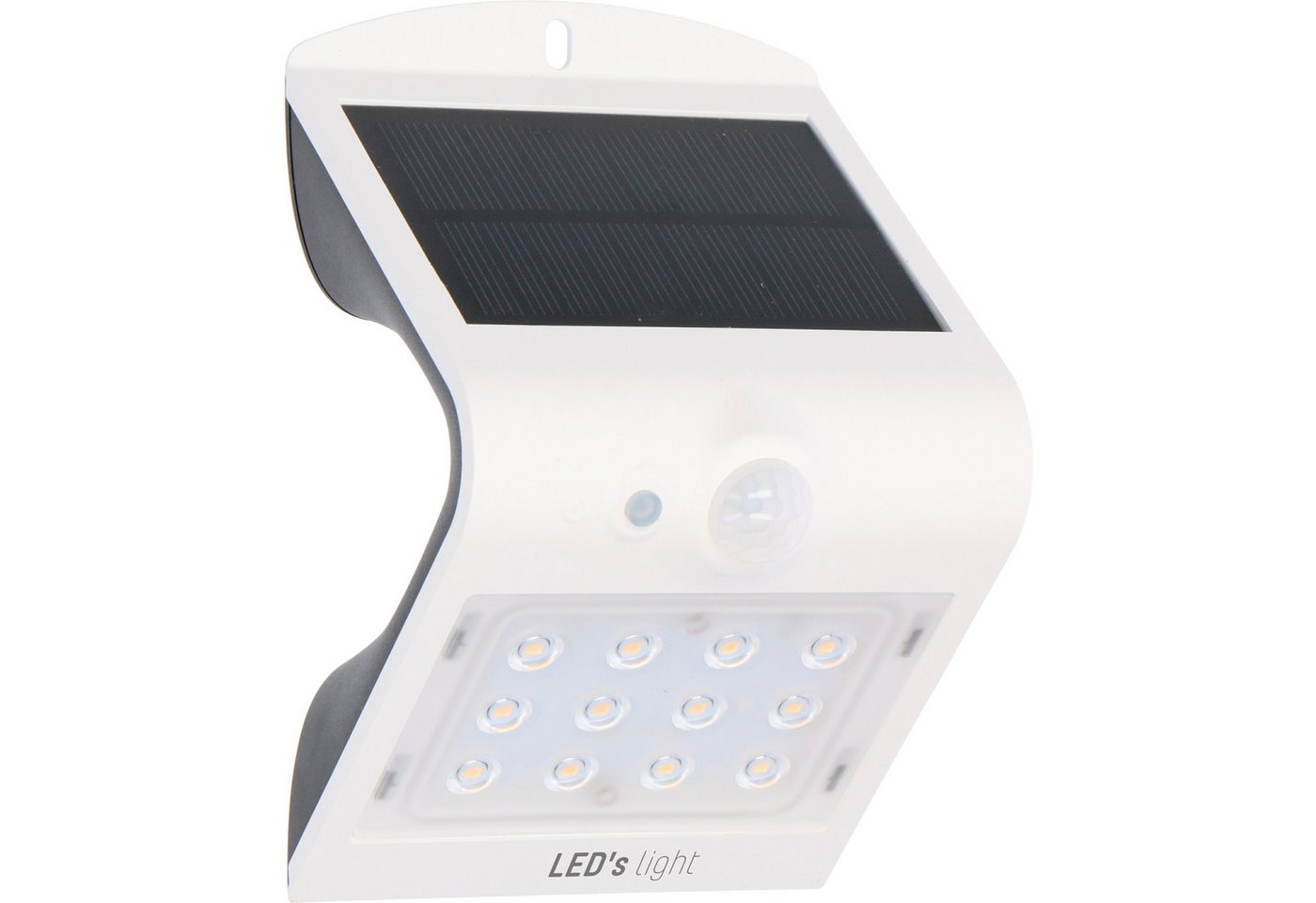 LED's light LED Solarleuchte 300403 Solar LED-Flutlicht, LED, weiß Bewegungsmelder 1,5W warmweiß IP65 von LED's light